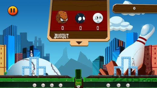 棒球vs保龄球瓶的图册