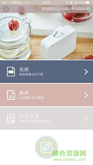 海鸟贴纸打印机的图册
