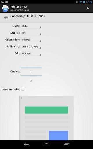 安卓手机谷歌云打印的图册