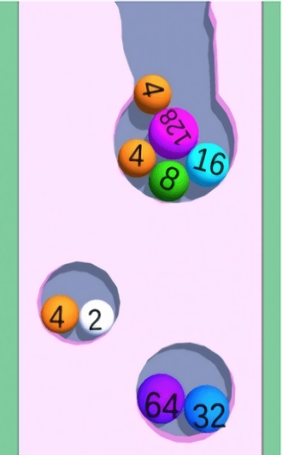 挖沙落球2048的游戏(drawball2048)的图册