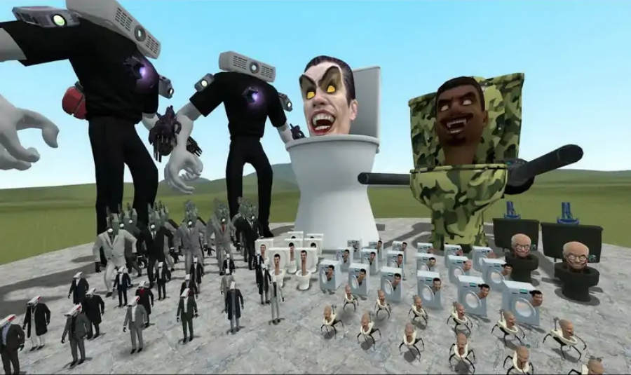 马桶人盖瑞模组正版的图册