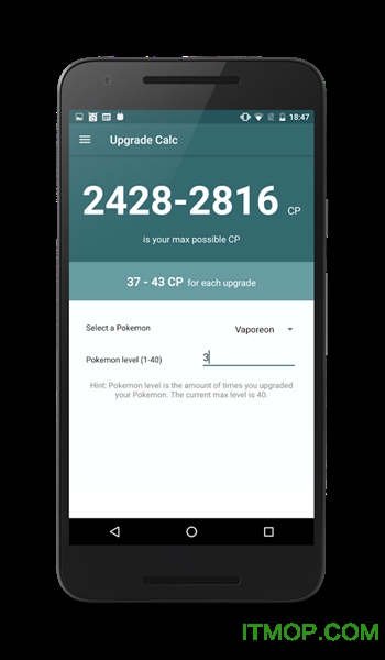 PokemonGO战力进化计算器的图册