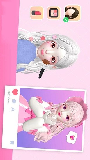 樱花少女爱美容游戏的图册