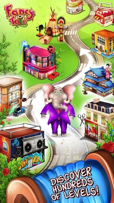 奇幻故事时尚游戏的图册