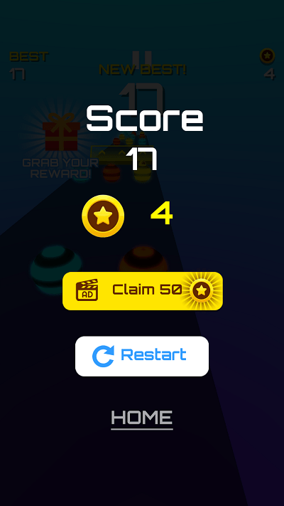 霓虹色球道跑最新版的图册