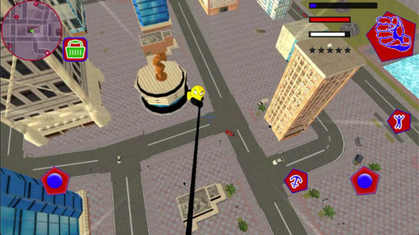 警察火柴人绳索英雄游戏的图册