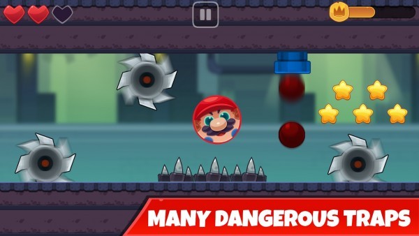 红色弹跳球游戏的图册