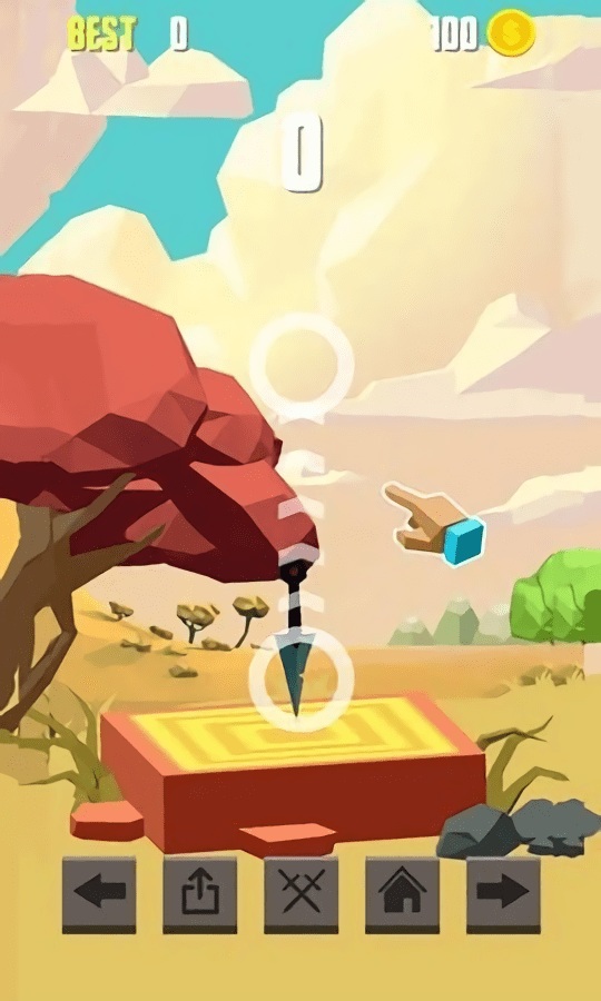 飞刀挑战大作战游戏的图册