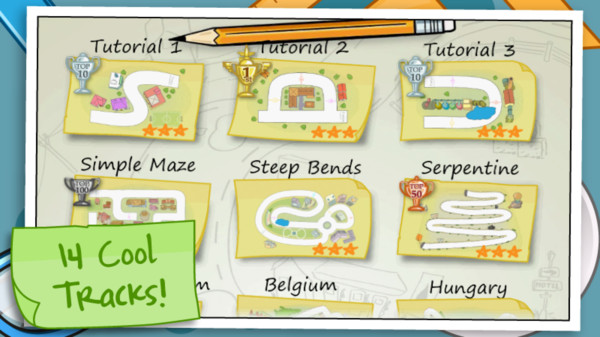 纸上赛车的图册