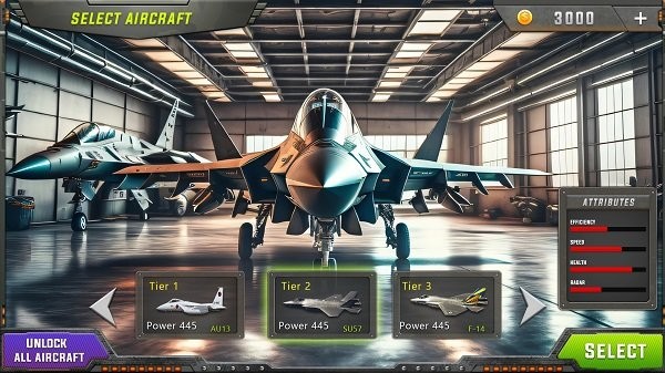战争飞机游戏(FighterJetWarfareAirCombat)的图册