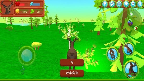 鹿模拟器动物家族的图册