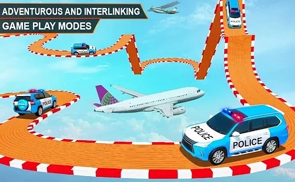 警察鬼魅吉普特技游戏的图册