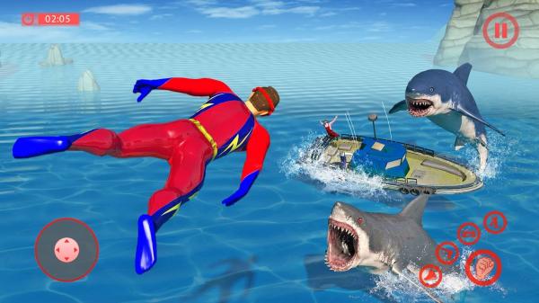 飞天超人城市英雄的图册