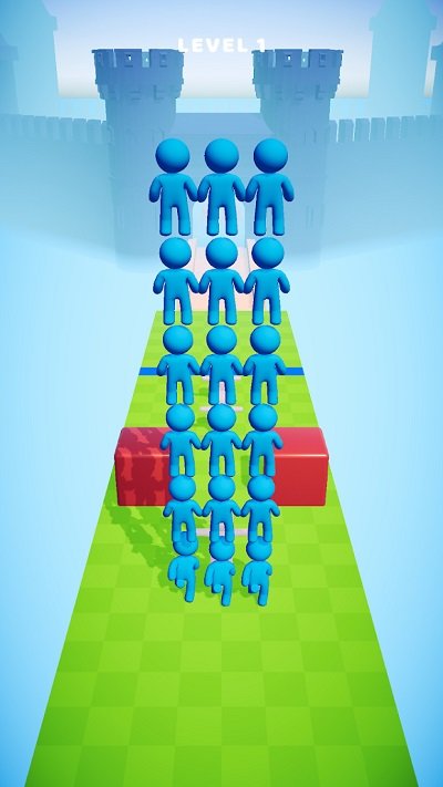 人类堆叠冲突游戏的图册