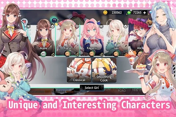 水花乱舞青春少女手游的图册