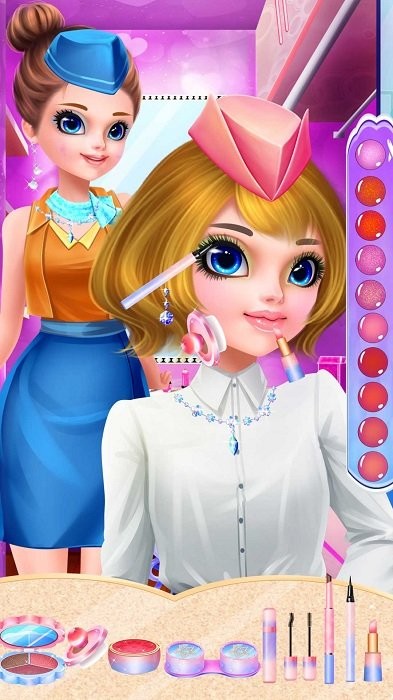 空姐乘务旅行的图册