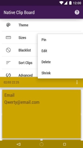 原生剪贴板的图册