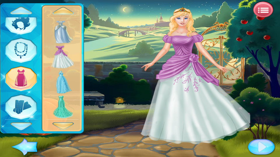 公主装扮的图册