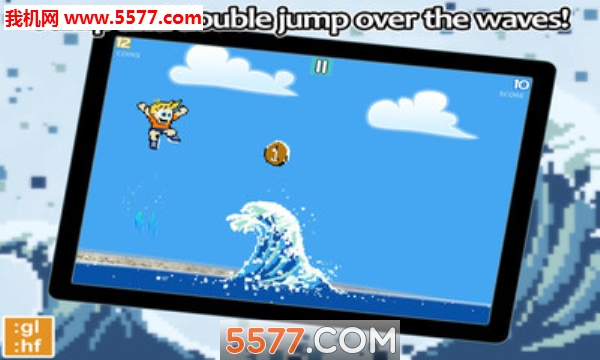 波浪跳跃的图册