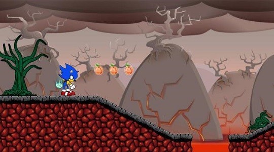 蓝色刺猬短跑的图册