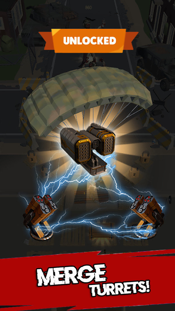 合并炮塔僵尸防御的图册