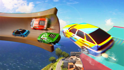 不可能的特技赛车跑车游戏的图册