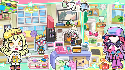 米加小镇城市生活的图册