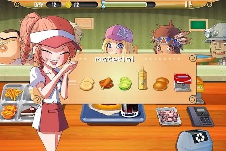 女神汉堡屋游戏的图册