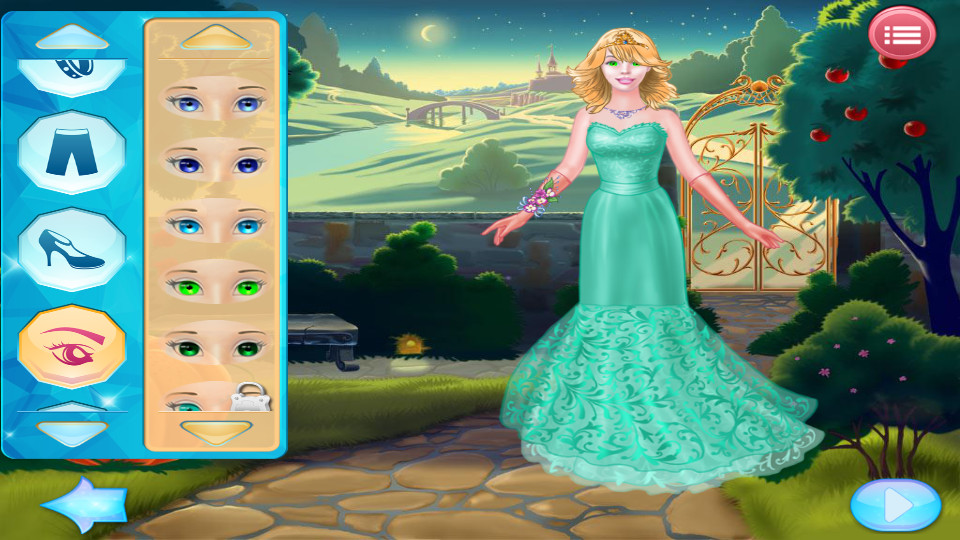 公主装扮的图册