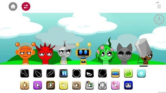 节奏盒子僵尸版的图册