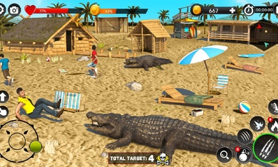 饥饿的鳄鱼的图册