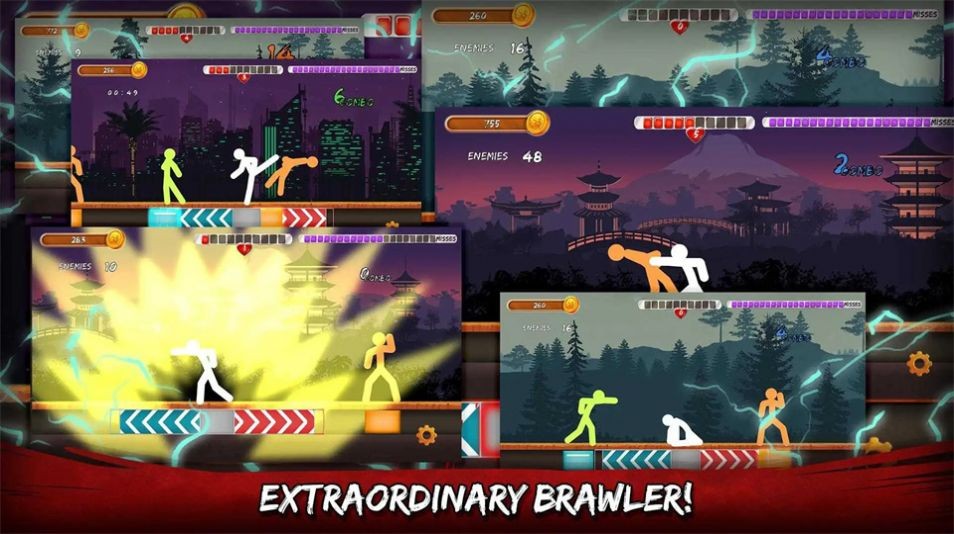 火柴功夫格斗大师的图册