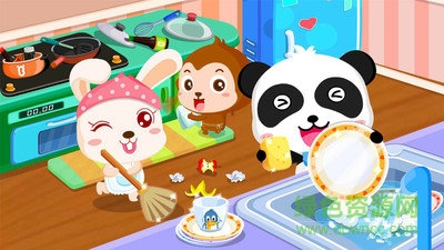 宝宝巴士宝宝做家务游戏的图册