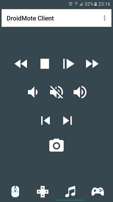 DroidMoteClient远程控制电脑软件的图册
