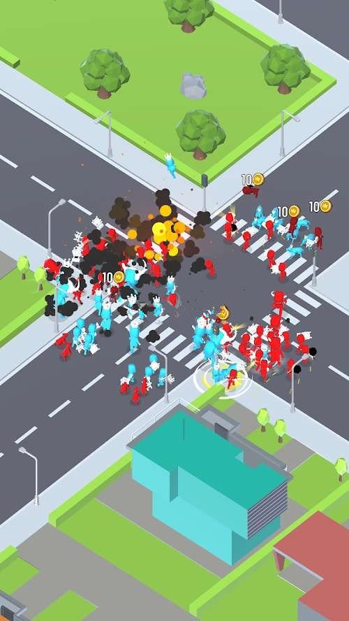 红蓝帮派冲突的图册