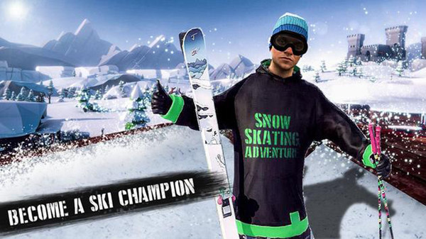 真正的滑雪锦标赛的图册