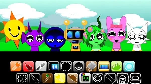 节奏盒子sprunki幼儿园模组的图册