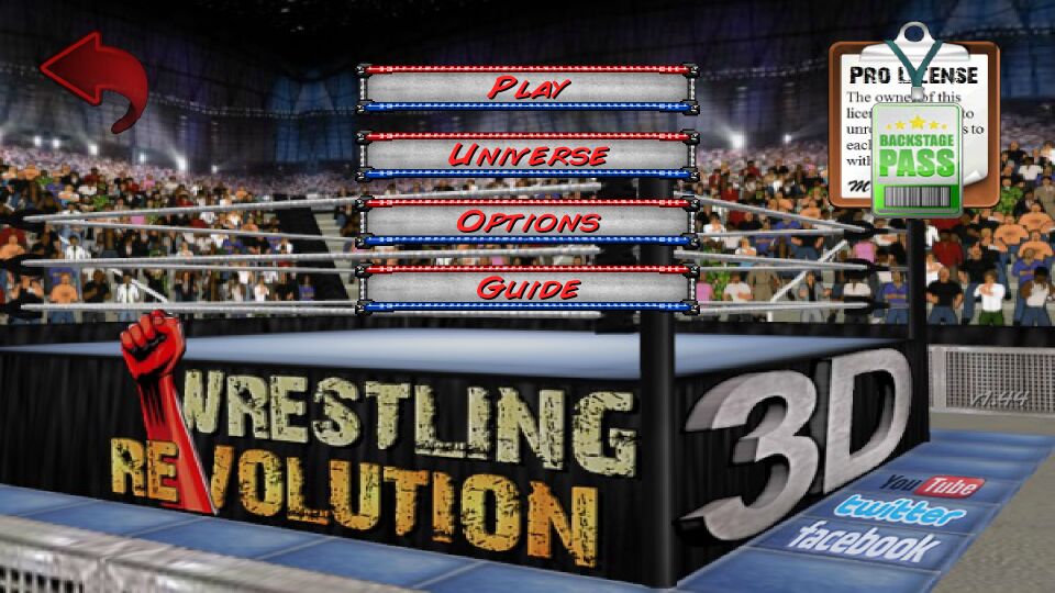 摔跤革命3D游戏关卡修改版(WrestlingRevolution3D)的图册