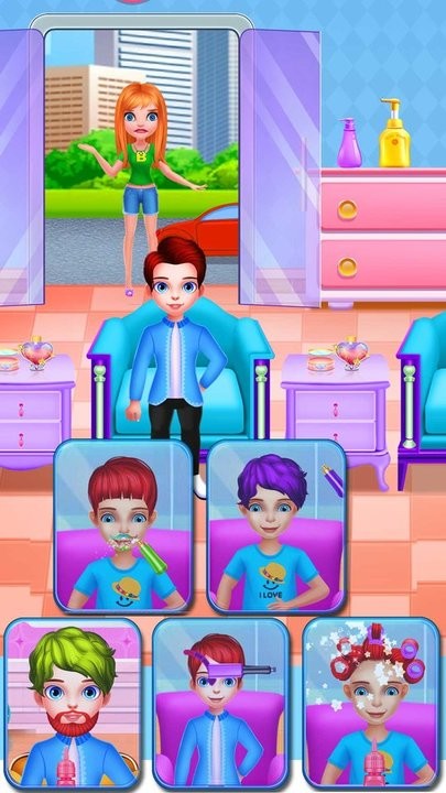 时尚美发美容店的图册