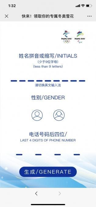 冬奥雪花生成器的图册