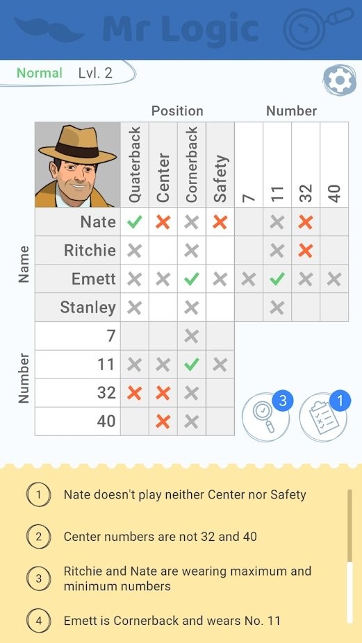简单线索逻辑谜题的图册