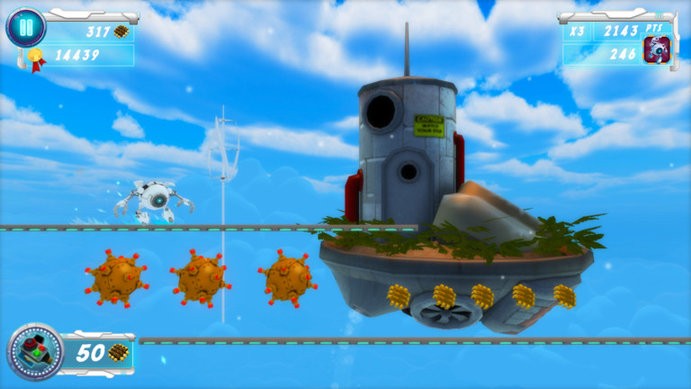 机器人未来跑酷游戏的图册