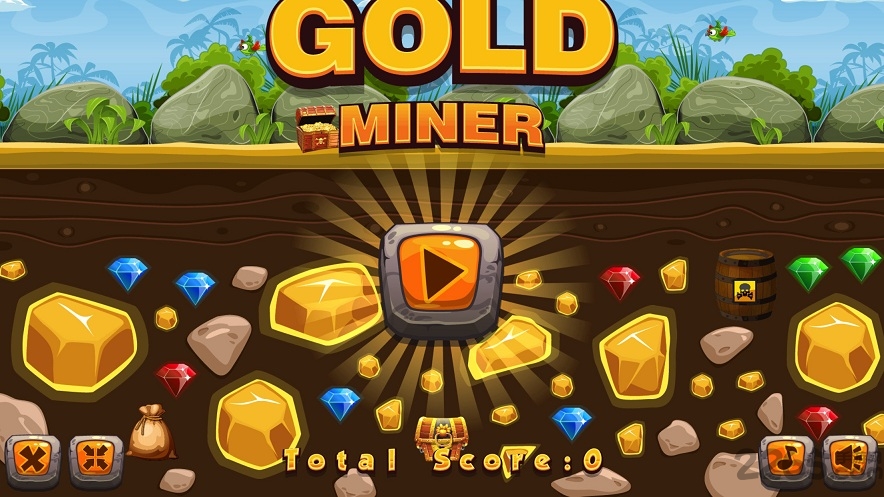 超级金矿挖掘机手机游戏的图册