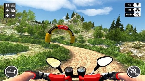 山地自行车下坡2游戏的图册