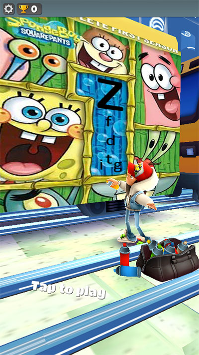 地铁跑酷海绵版的图册