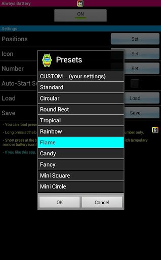 AlwaysBattery更换电池图标软件的图册